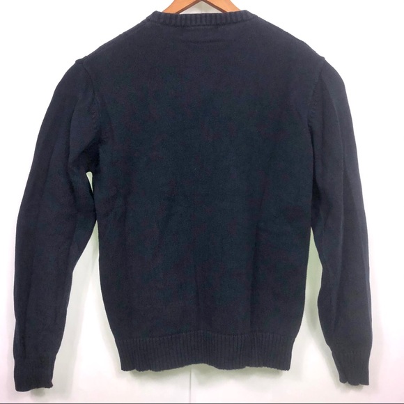 Oscar De La Renta Navy Sweater L - Picture 2 of 4